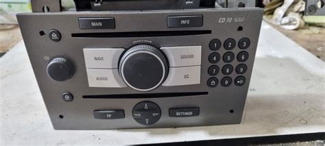 Radio Samochodowe Cd70 Navi Nawigacja Opel Vectra C Signum Lift Mogilno