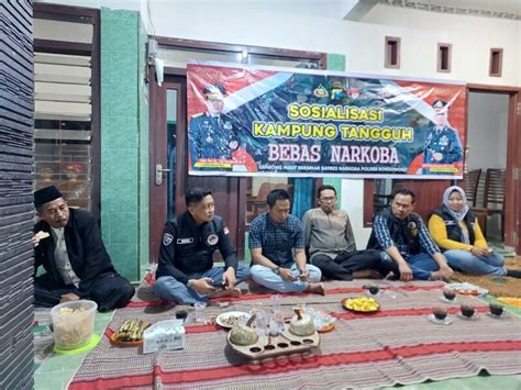 Cegah Peredaran Narkoba Satreskoba Polres Bondowoso Dirikan Kampung