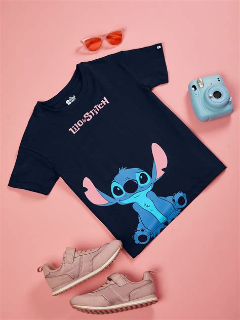 Buy Lilo Stitch Cute Face Girls Oversized T Shirts Online