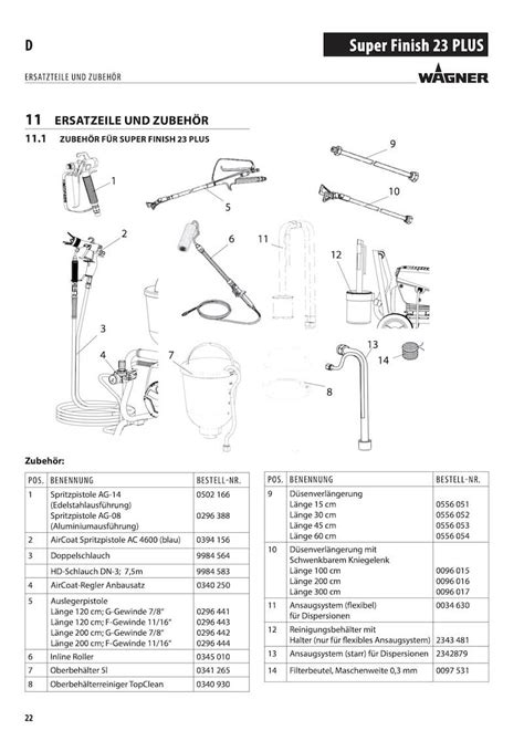 Zubeh R Und Ersatzteile F R Wagner Sf Superfinish