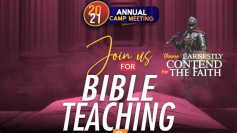 Apostolic Faith Weca Camp Meeting 2021 Bible Teaching 13 08 2021