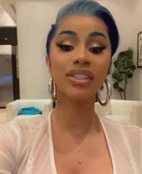 WATCH: Cardi B Gets Painful Piercings On Her Chest And Lip – And ...