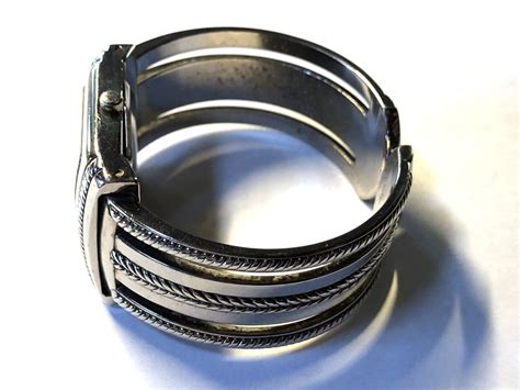 Vintage Premier Designs Armbanduhr für Damen Spangenuhr Armreif Quarz