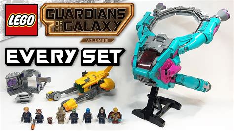 Every Lego Guardians Of The Galaxy Volume 3 Set Review Youtube