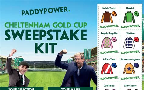 Cheltenham Gold Cup Sweepstake Kit: Download for free here!