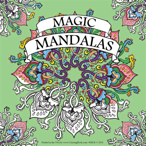 Magic Mandalas Coloring Book 8.5 x 8.5