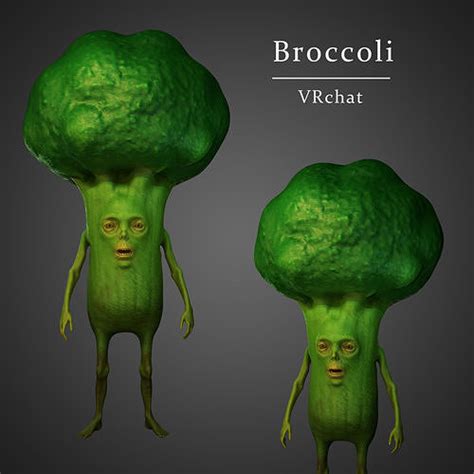 3d Model Broccoli Vr Ar Low Poly Rigged Cgtrader