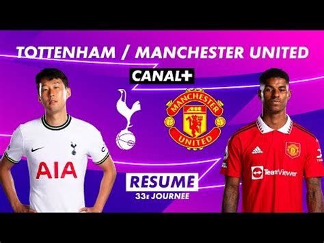 Le R Sum De Tottenham Manchester United Premier League