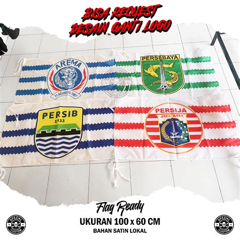 Jual Bendera Ready Stock Siap Kirim Bendera Arema Bendera Persija