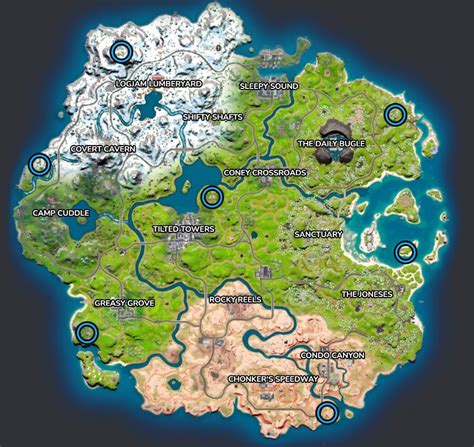 Guide De Localisation Fortnite Mighty Monument Avant Poste Du