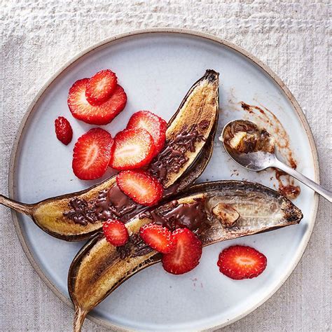 Grilled Bananas With Cinnamon And Chocolate Recipes Ww Usa Recipe