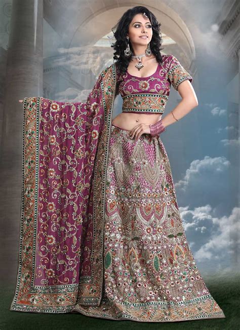 Indian Wedding Essentials Purple Lehenga