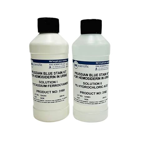 Prussian Blue Stain Kit (2 X 250Ml)