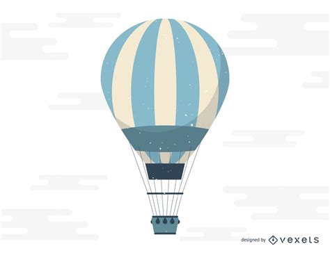 Descarga Vector De Ilustraci N De Vuelo En Globo Aerost Tico