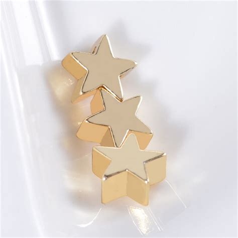 Wholesale 100pcs 24k Real Gold Plated Brass Star Etsy