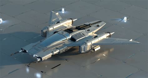 Space Ship Free 3D Model C4d Free3D