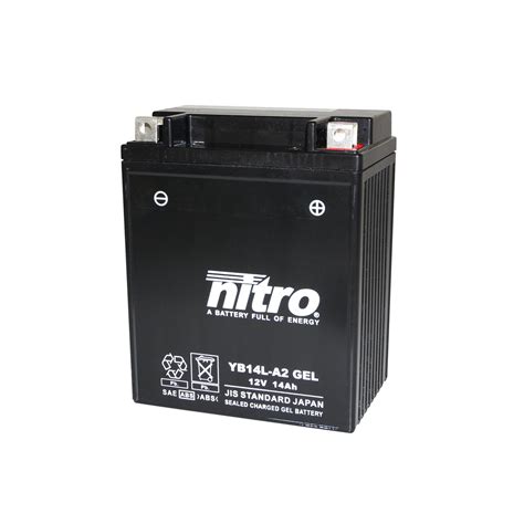 Batterie Nitro YB14 A2 12V 14 Ah Gel Pièces Electrique sur La Bécanerie