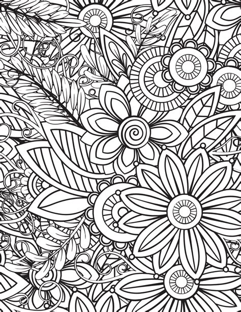 27 Free Printable Flower Coloring Pages