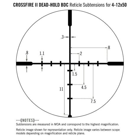 Vortex Crossfire Ii 4 12x50 Ao Riflescope With Dead Hold Bdc Reticle Scopeuout Nz