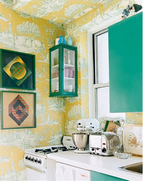 Cheerful Summer Interiors: 50 Green and Yellow Kitchen Designs - DigsDigs