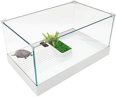 Amazon Hamiledyi Glass Turtle Tank Aquarium Tortoise Habitat