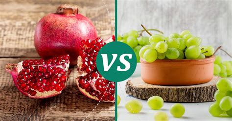 Grape Vs Pomegranate The Healthier Choice