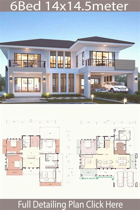 7 Bedroom House Plans 3d Design Corral