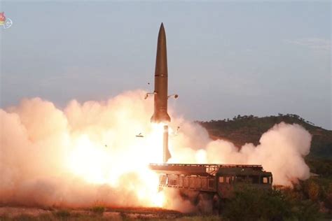 North Korea Fires Two Short Range Ballistic Missiles Off East Coast