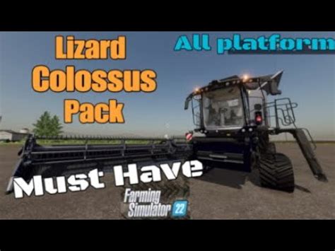 Lizard Colossus Pack New Mod For All Platforms On Fs Youtube