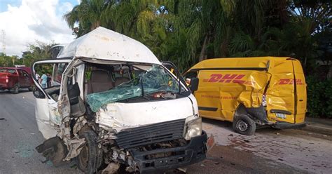 Aparatoso Percance Vehicular Deja Tres Lesionados Sobre La Carretera