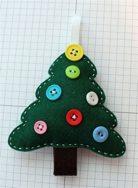 Felt Christmas Tree Ornament Etsy Felt Crafts Christmas Diy Felt