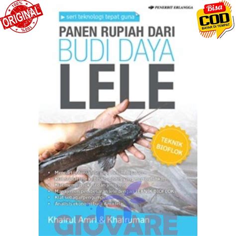 Jual BUKU PANEN RUPIAH DARI BUDI DAYA LELE ERLANGGA TEKNIK BIOFLOK