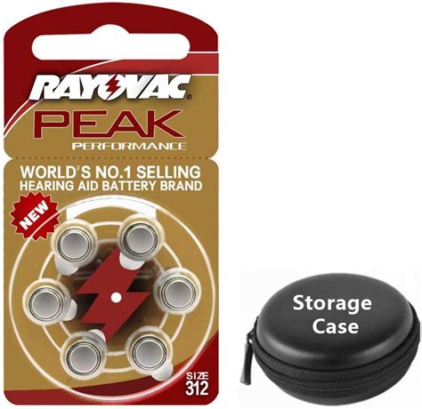 Hearing Aid Batteries Size Za Rayovac Peak Performance Pack Of