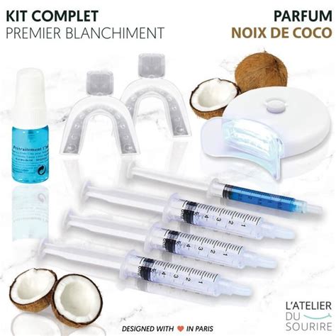 Kit Complet Blanchiment Dentaire Latelier Du Sourire Kit Complet