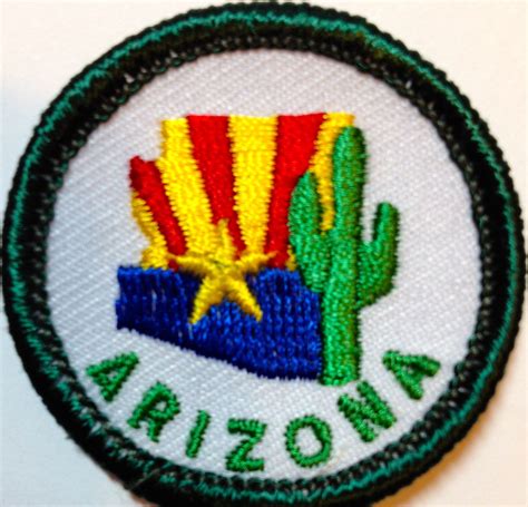 Arizona, Arizona Cactus Pine/Sahuaro (http://www.gscobadge.info/index ...