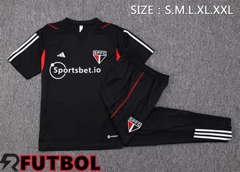 Donde Hacer Camiseta Entrenamiento Sao Paulo FC Pantaloni Negro 2023