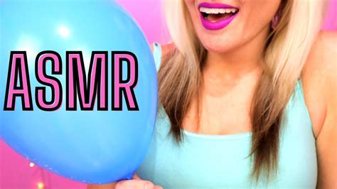 Balloon Blowing And Popping No Talking Asmr Youtube