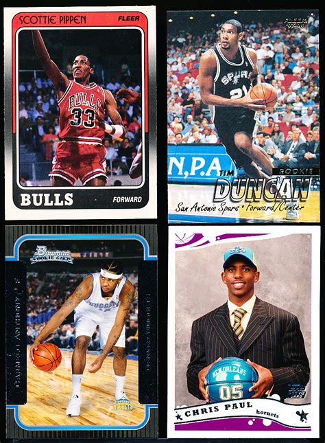 Lot Detail - Four Basketball Rookie Cards