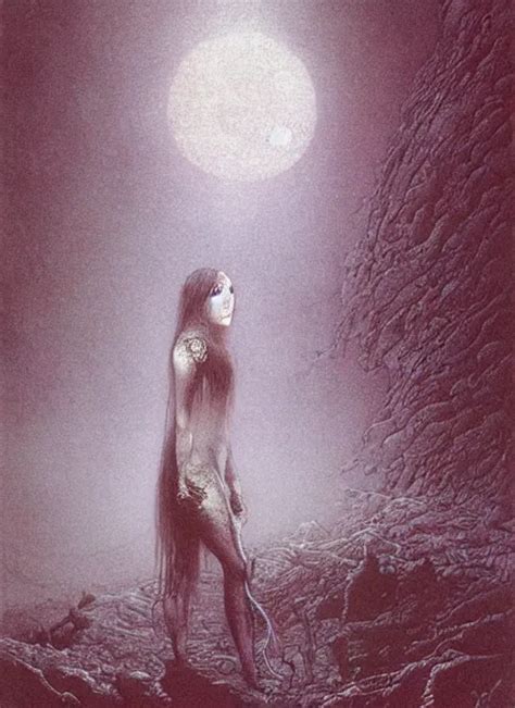 Werewolf Teen Girl By Beksinski And Luis Royo Stable Diffusion Openart