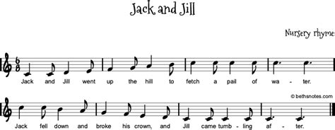 Jack and Jill - Beth's Notes