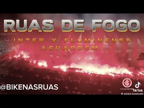 RUAS DE FOGO DIRETO DO BEIRA RIO INTER X FLUMINENSE LIBERTADORES DA