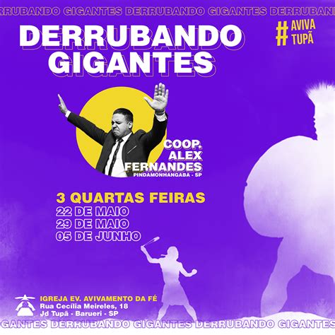 Campanha Derrubando Gigantes Cartaz On Behance