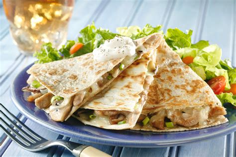 Pork And Mushroom Quesadillas Recipe