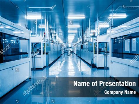 Electrical Plant Electronics Production Powerpoint Template