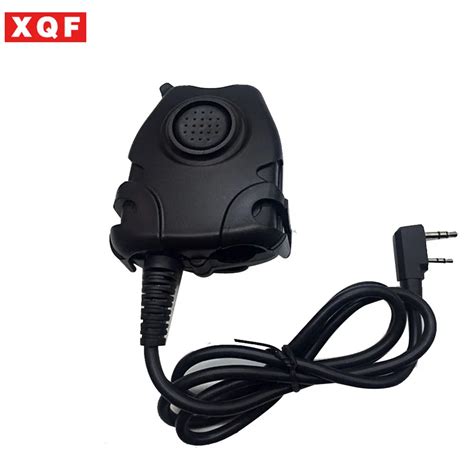 Xqf Waterproof Ptt Cable For Kenwood K Plug For Z Tactical Comtac Ii