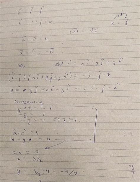 If Vec A Vec I Vec J Vec K Vec B Vec I Vec K Then Find A Vector C Such That A × Vec