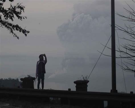 Philippines On Alert As Volcano Spews Ash Lava