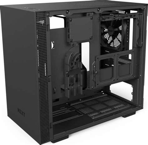 Nzxt H200i Mini Itx Computer Case Secc Steel And Tempered Glass Matte