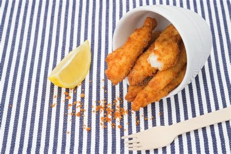 Fish Finger Dinner Stock Image Image Of Ready Background 26189523