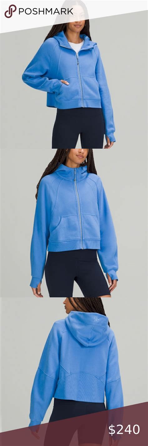 Lululemon Scuba Oversized Full Zip Blue Nile Clothes Design